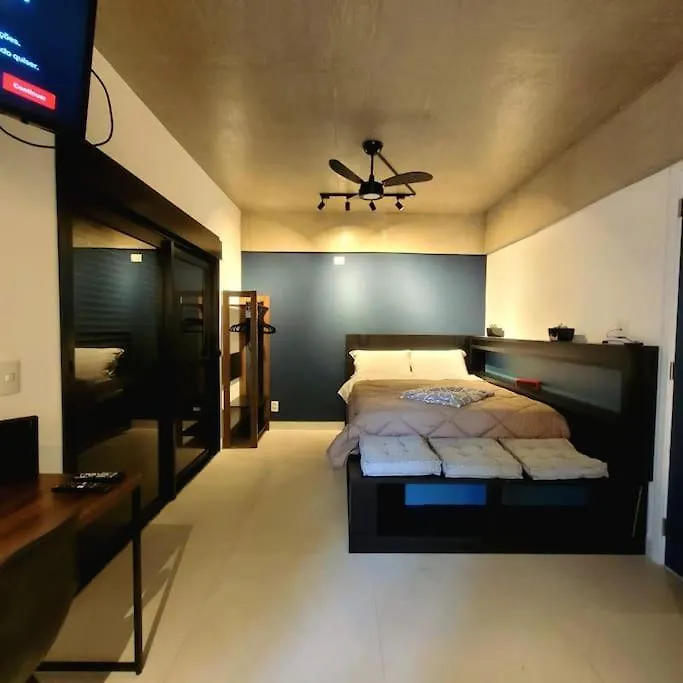 Studio Novo Otima Localizacao Com Academia. Sao Paulo Apartment
